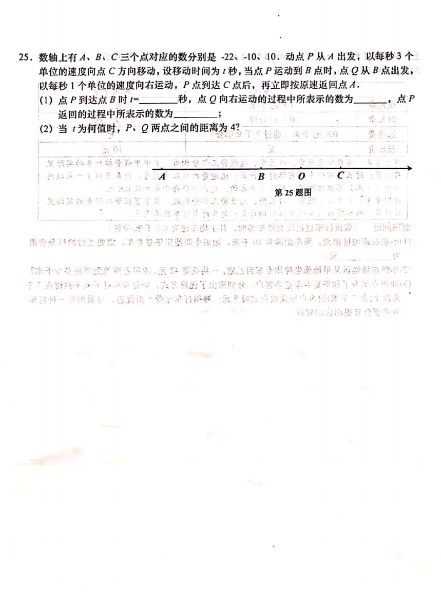 2019-2020辽宁大连七年级数学期末试题无答案（图片版）