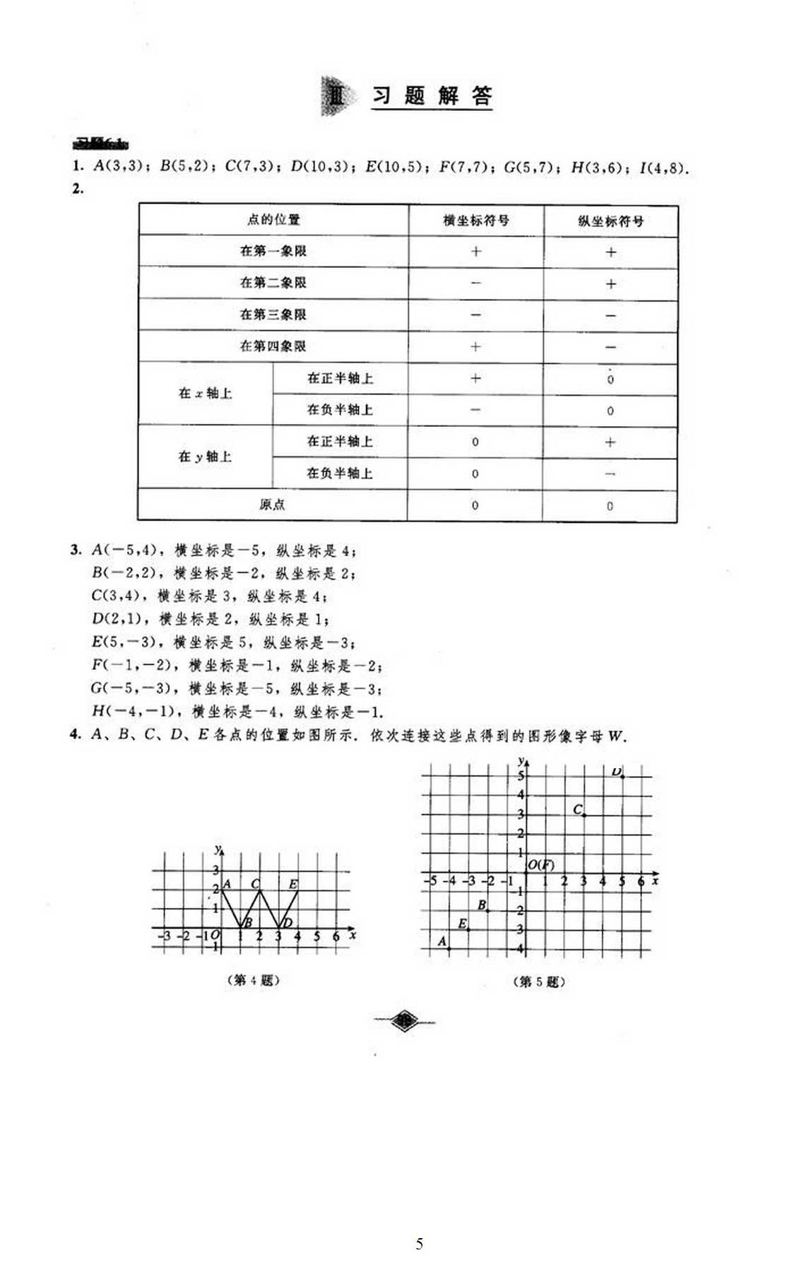 最新七年级下册数学课本习题答案 人教版