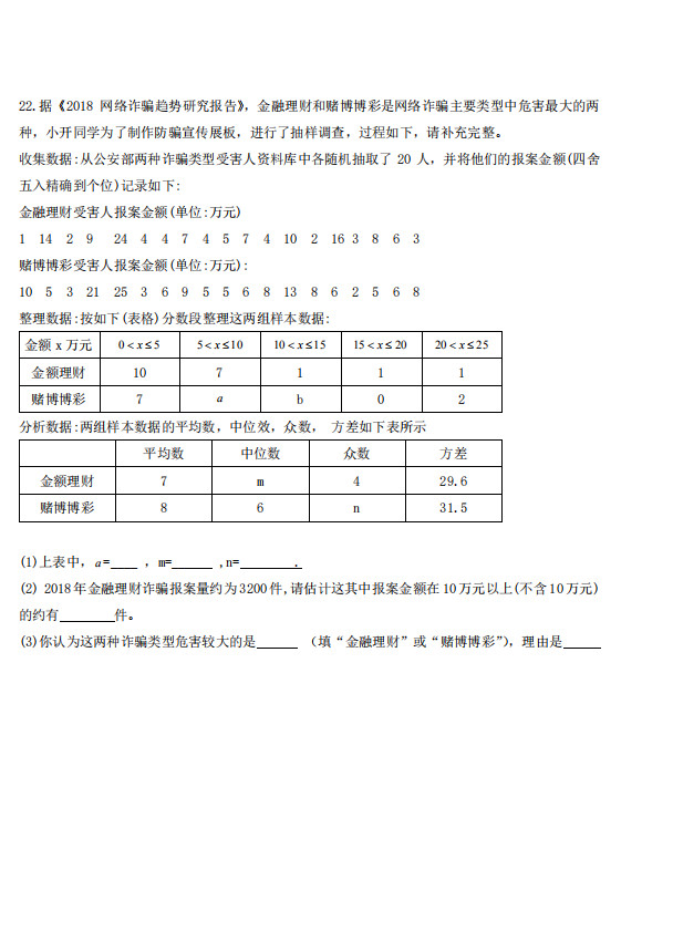 重庆市万州中学2018-2019八年级数学下册月考试题无答案