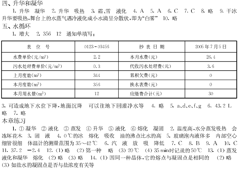 苏科版八年级下册物理补充习题答案