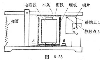 中学物理实验：制作电磁继电器示教板